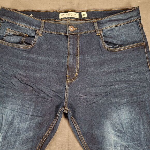 Evolution in Design Jeans Straight Leg Mens Size 40 x‎ 34 - Picture 3 of 10